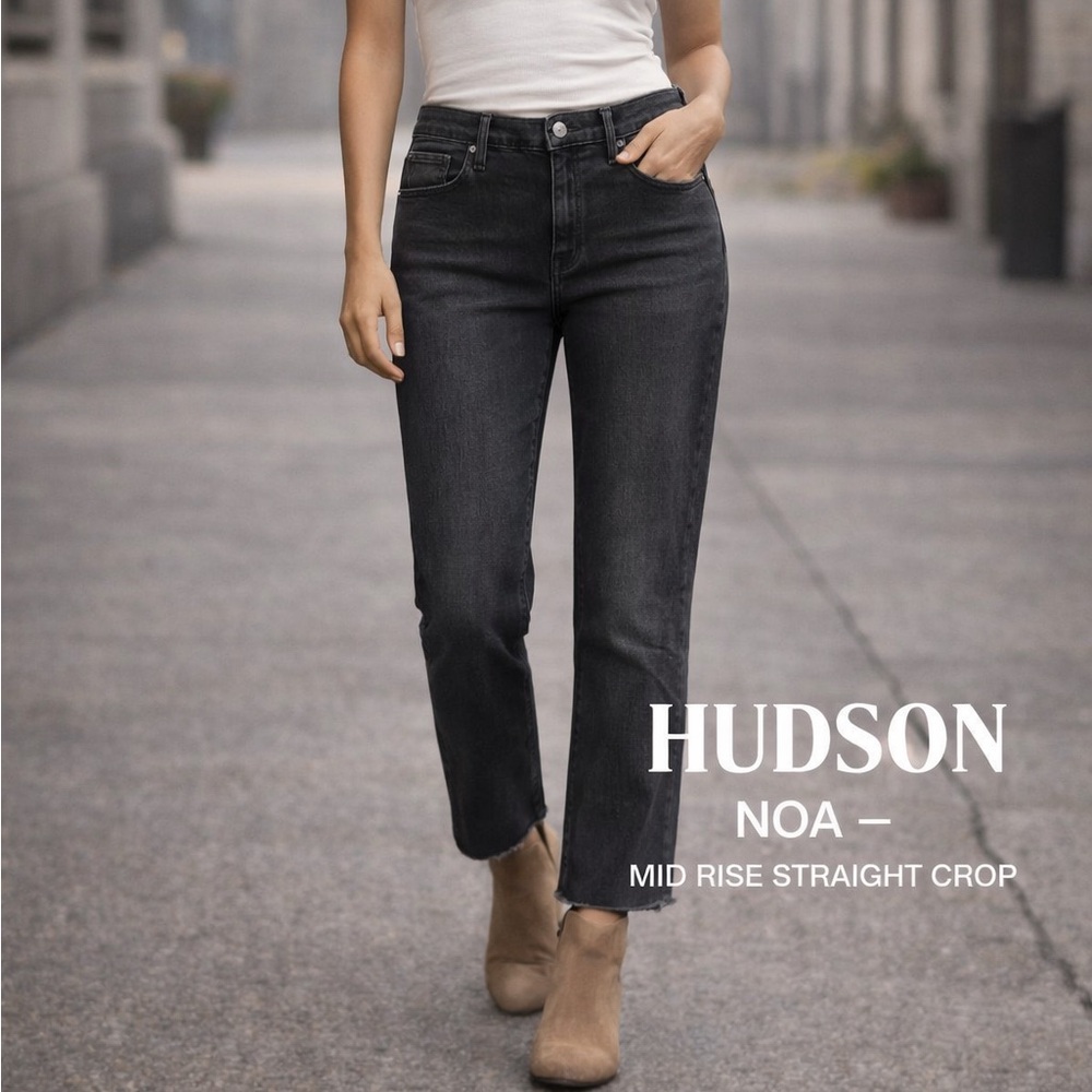 Hudson Jeans Women's Dark Gray Straight Leg Jeans